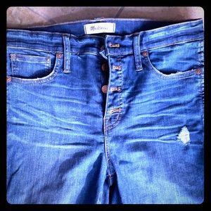 Madewell 10 inch high rise jeans